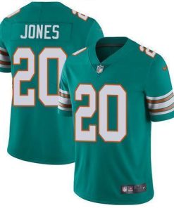 Nike Miami Dolphins #20 Reshad Jones Aqua Green Alternate Stitched NFL Vapor Untouchable Limited Jersey