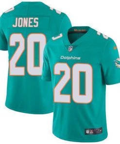 Nike Miami Dolphins #20 Reshad Jones Aqua Green Team Color Stitched NFL Vapor Untouchable Limited Jersey