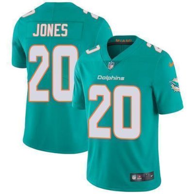 Nike Miami Dolphins #20 Reshad Jones Aqua Green Team Color Stitched NFL Vapor Untouchable Limited Jersey