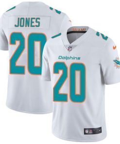 Nike Miami Dolphins #20 Reshad Jones White Stitched NFL Vapor Untouchable Limited Jersey