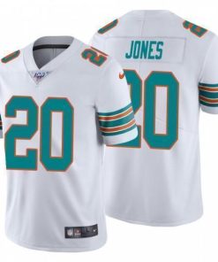 Nike Miami Dolphins #20 Reshad Jones White Alternate Stitched NFL 100th Season Vapor Untouchable Limited Jersey