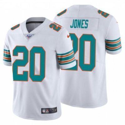 Nike Miami Dolphins #20 Reshad Jones White Alternate Stitched NFL 100th Season Vapor Untouchable Limited Jersey