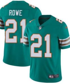 Nike Miami Dolphins #21 Eric Rowe Aqua Green Alternate Stitched NFL Vapor Untouchable Limited Jersey