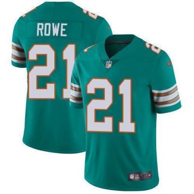 Nike Miami Dolphins #21 Eric Rowe Aqua Green Alternate Stitched NFL Vapor Untouchable Limited Jersey