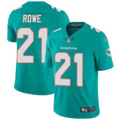 Nike Miami Dolphins #21 Eric Rowe Aqua Green Team Color Stitched NFL Vapor Untouchable Limited Jersey