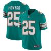 Nike Miami Dolphins #25 Xavien Howard Aqua Green Alternate Stitched NFL Vapor Untouchable Limited Jersey