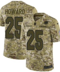 Nike Miami Dolphins #25 Xavien Howard Camo Stitched NFL Limited 2018 Salute To Service Jersey