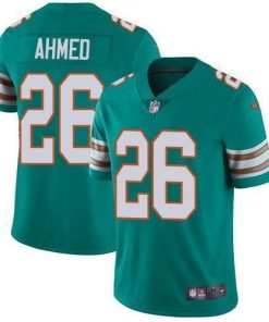 Nike Miami Dolphins #26 Salvon Ahmed Aqua Green Alternate Stitched NFL Vapor Untouchable Limited Jersey