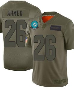 Nike Miami Dolphins #26 Salvon Ahmed Camo Stitched NFL Limited 2019 Salute To Service Jersey