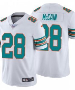 Nike Miami Dolphins #28 Bobby Mccain White Alternate Stitched NFL 100th Season Vapor Untouchable Limited Jersey