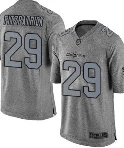 Nike Miami Dolphins #29 Minkah Fitzpatrick Gray Stitched NFL Limited Gridiron Gray Jersey