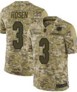 Nike Miami Dolphins #3 Josh Rosen Camo Stitched NFL Limited 2018 Salute To Service Jersey