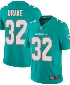 Nike Miami Dolphins #32 Kenyan Drake Aqua Green Team Color Stitched NFL Vapor Untouchable Limited Jersey