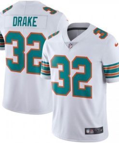 Nike Miami Dolphins #32 Kenyan Drake White Alternate Stitched NFL Vapor Untouchable Limited Jersey