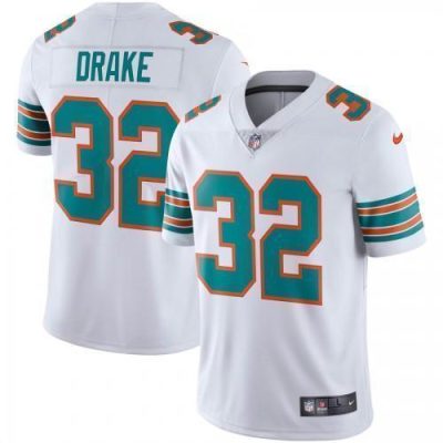 Nike Miami Dolphins #32 Kenyan Drake White Alternate Stitched NFL Vapor Untouchable Limited Jersey