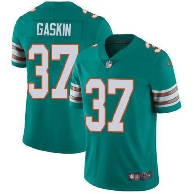Nike Miami Dolphins #37 Myles Gaskin Aqua Green Alternate Stitched NFL Vapor Untouchable Limited Jersey