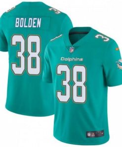 Nike Miami Dolphins #38 Brandon Bolden Aqua Green Team Color Stitched NFL Vapor Untouchable Limited Jersey
