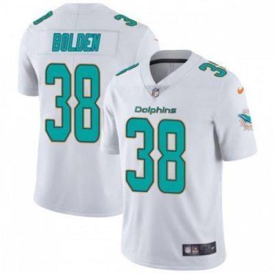 Nike Miami Dolphins #38 Brandon Bolden White Stitched NFL Vapor Untouchable Limited Jersey