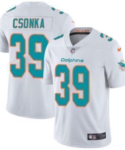 Nike Miami Dolphins #39 Larry Csonka White Stitched NFL Vapor Untouchable Limited Jersey