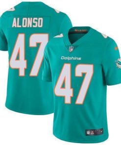 Nike Miami Dolphins #47 Kiko Alonso Aqua Green Team Color Stitched NFL Vapor Untouchable Limited Jersey