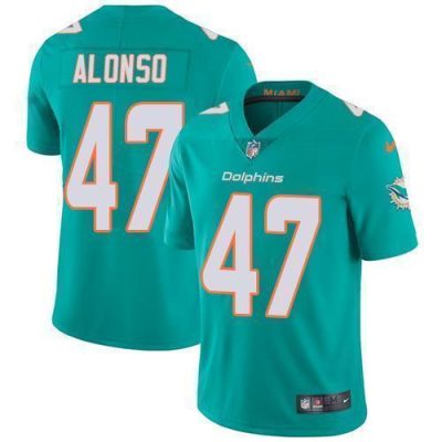 Nike Miami Dolphins #47 Kiko Alonso Aqua Green Team Color Stitched NFL Vapor Untouchable Limited Jersey