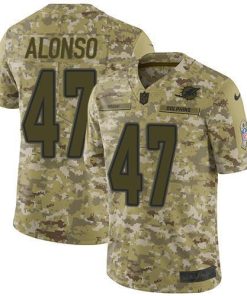 Nike Miami Dolphins #47 Kiko Alonso Camo Stitched NFL Limited 2018 Salute To Service Jersey
