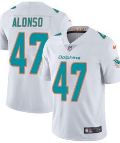 Nike Miami Dolphins #47 Kiko Alonso White Stitched NFL Vapor Untouchable Limited Jersey
