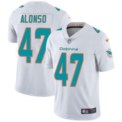 Nike Miami Dolphins #47 Kiko Alonso White Stitched NFL Vapor Untouchable Limited Jersey