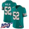 Nike Miami Dolphins #52 Raekwon McMillan Aqua Green Alternate Stitched NFL 100th Season Vapor Limited Jersey