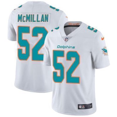 Nike Miami Dolphins #52 Raekwon McMillan White Stitched NFL Vapor Untouchable Limited Jersey