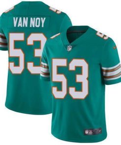 Nike Miami Dolphins #53 Kyle Van Noy Aqua Green Alternate Stitched NFL Vapor Untouchable Limited Jersey