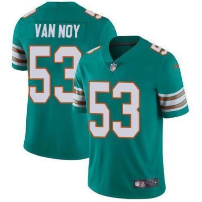 Nike Miami Dolphins #53 Kyle Van Noy Aqua Green Alternate Stitched NFL Vapor Untouchable Limited Jersey