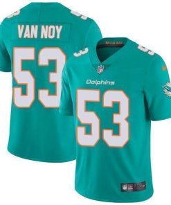 Nike Miami Dolphins #53 Kyle Van Noy Aqua Green Team Color Stitched NFL Vapor Untouchable Limited Jersey
