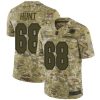Nike Miami Dolphins #68 Robert Hunt Camo Stitched NFL Limited 2018 Salute To Service Jersey
