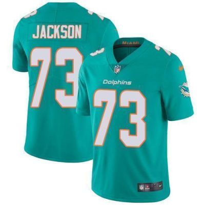 Nike Miami Dolphins #73 Austin Jackson Aqua Green Team Color Stitched NFL Vapor Untouchable Limited Jersey