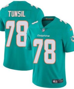Nike Miami Dolphins #78 Laremy Tunsil Aqua Green Team Color Stitched NFL Vapor Untouchable Limited Jersey
