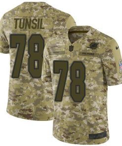 Nike Miami Dolphins #78 Laremy Tunsil Camo Stitched NFL Limited 2018 Salute To Service Jersey