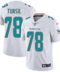 Nike Miami Dolphins #78 Laremy Tunsil White Stitched NFL Vapor Untouchable Limited Jersey