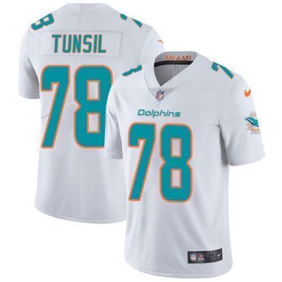 Nike Miami Dolphins #78 Laremy Tunsil White Stitched NFL Vapor Untouchable Limited Jersey