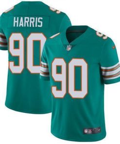 Nike Miami Dolphins #90 Charles Harris Aqua Green Alternate Stitched NFL Vapor Untouchable Limited Jersey