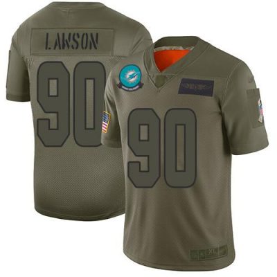 Nike Miami Dolphins #90 Shaq Lawson Camo Stitched NFL Limited 2019 Salute To Service Jersey