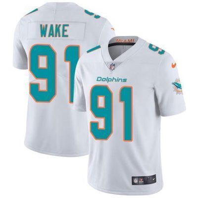 Nike Miami Dolphins #91 Cameron Wake White Stitched NFL Vapor Untouchable Limited Jersey