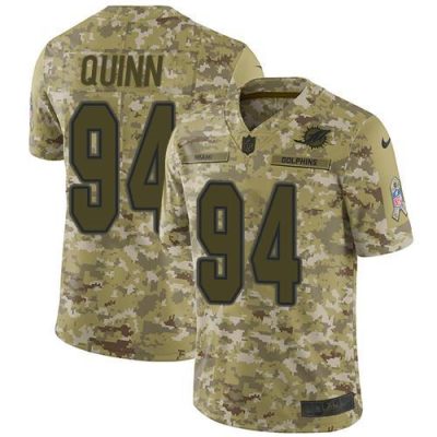 Nike Miami Dolphins #94 Robert Quinn Camo Stitched NFL Limited 2018 Salute To Service Jersey