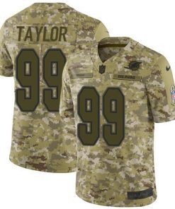Nike Miami Dolphins #99 Jason Taylor Camo Stitched NFL Limited 2018 Salute To Service Jersey