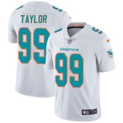 Nike Miami Dolphins #99 Jason Taylor White Stitched NFL Vapor Untouchable Limited Jersey