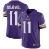Nike Minnesota Vikings #11 Laquon Treadwell Purple Team Color Stitched NFL Vapor Untouchable Limited Jersey