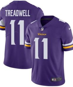 Nike Minnesota Vikings #11 Laquon Treadwell Purple Team Color Stitched NFL Vapor Untouchable Limited Jersey