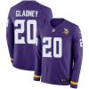 Nike Minnesota Vikings #20 Jeff Gladney Purple Team Color Stitched NFL Limited Therma Long Sleeve Jersey