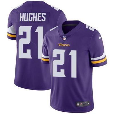 Nike Minnesota Vikings #21 Mike Hughes Purple Team Color Stitched NFL Vapor Untouchable Limited Jersey