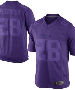 Nike Minnesota Vikings #28 Adrian Peterson Purple Stitched NFL Drenched Limited Jersey